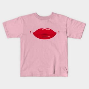 Red Lips Kids T-Shirt